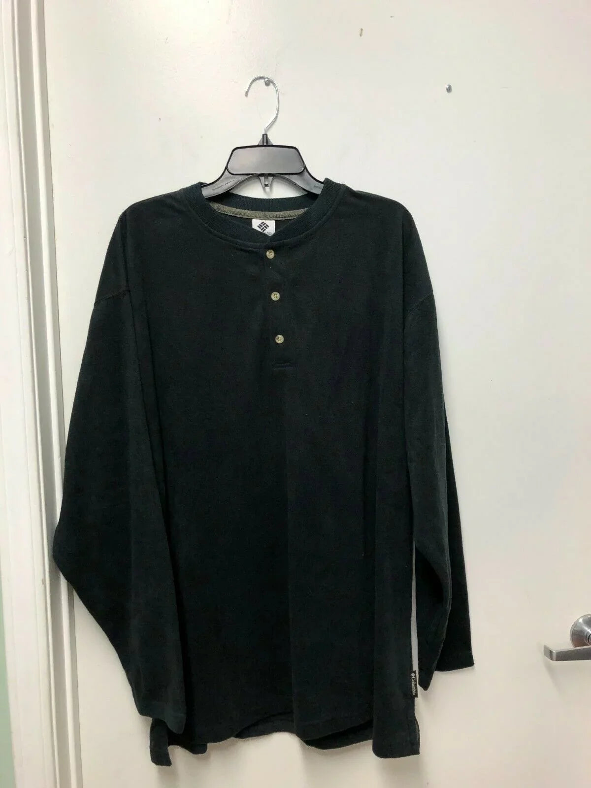Columbia Men's Arctic Henley Size XXLarge Fleece Pullover Sweater Black