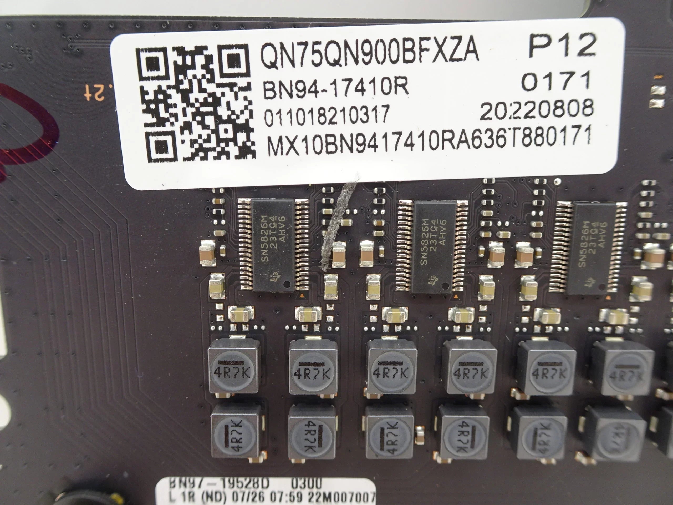 Samsung QN75Q900BFXZA Main Board BN94-17410R (BN97-19528D, BN41-02996B)