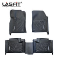Lasfit Floor Liners for 2013- 2015 Jeep Grand Cherokee （Fit Bench Seating ONLY）,for 2013-2021 Dodge Durango (Fit Bench Seating on 2nd Row only),All Condition Fit TPE Floor Mats Set