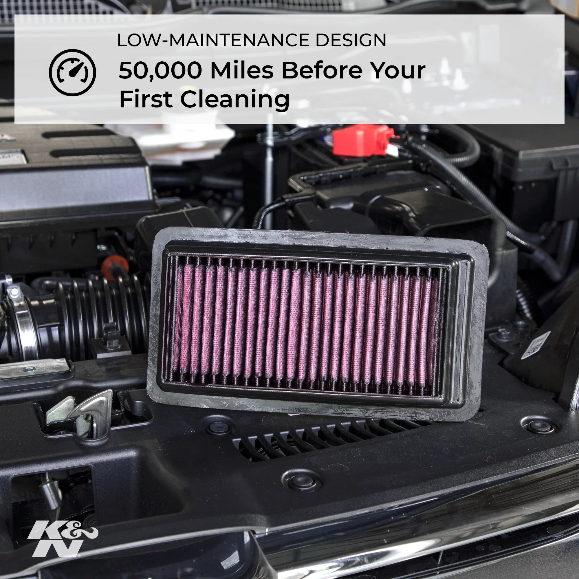 K&N Engine Air Filter: High Performance, Premium, Washable, Replacement Filter: 2007-2016 MINI (Cooper, Cooper Countryman, Cooper Paceman, MINI Cooper Clubman), 33-2386