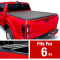 MaxMate Soft Tri-fold Truck Bed Tonneau Protection Fitting with 2019-2024 Ford Ranger | 6' (73") Bed | TCF371067