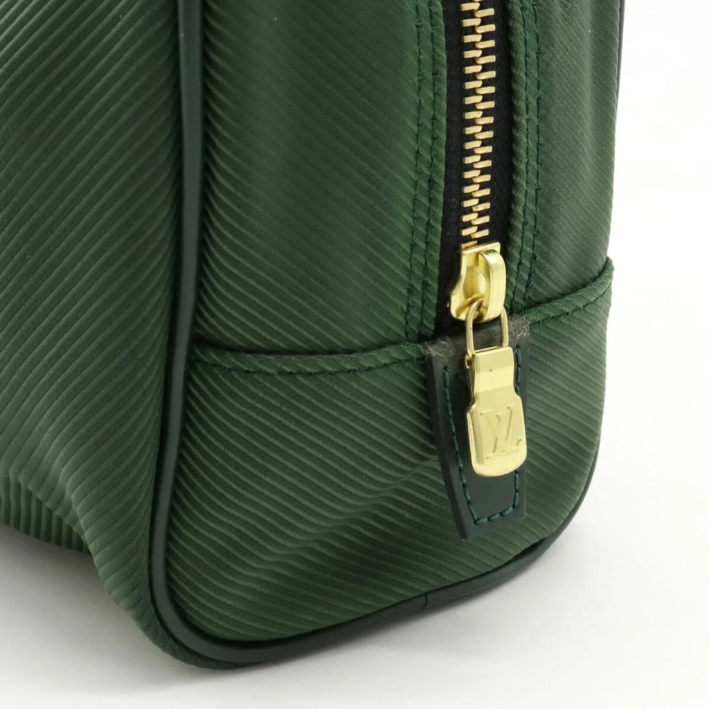 Pre-Owned LOUIS VUITTON Taiga Parana Second Bag Handbag Canvas Leather Epicea Dark Green M30754 (Good)