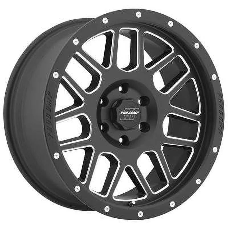Pro Comp PXA40 20X9 6X5.5 S-BLK MILL -12MM - PXA5140-298345