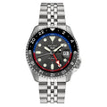 Seiko 5 Sports Automatic GMT Watch with Grey Dial #SSK019