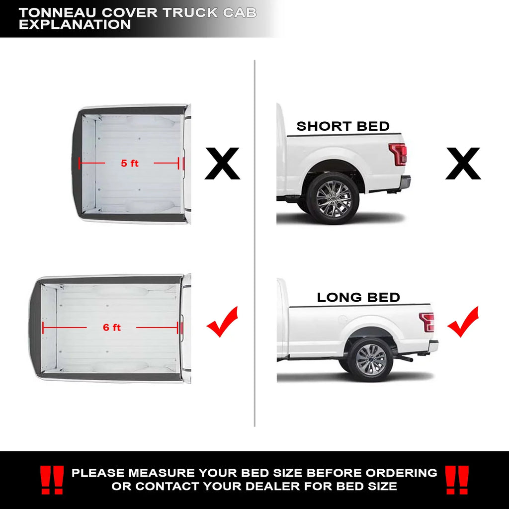 Stehlen 714937188747 Lock And Roll Up Tonneau Protection - Black For 2015-2022 Chevy Colorado / GMC Canyon 6 Feet ( 72" ) Bed