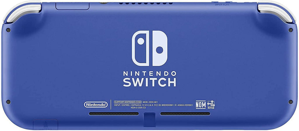 Nintendo Switch Lite Blue - 5.5" Touchscreen Display, Built-in Plus Control Pad, Built-in Speakers, 802.11ac WiFi, Bluetooth, Bundle with Carrying Case + USB cable