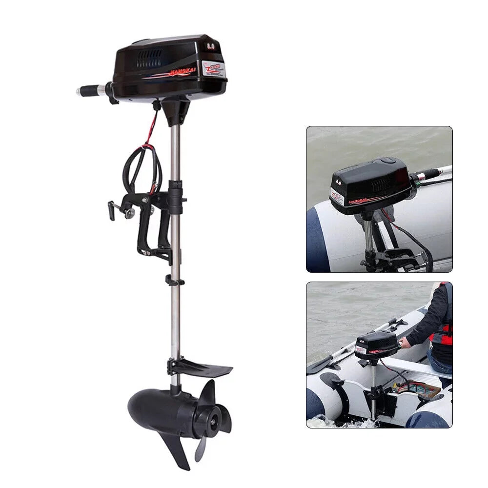 48V Electric Fishing Craft Engine 2200W Brushless Outboard Trolling Motor CE