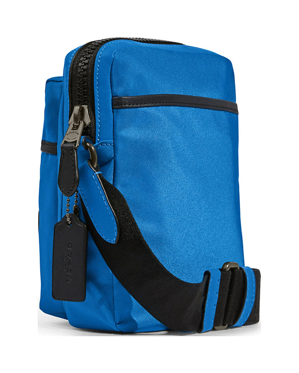 Coach Men's Max Nylon Crossbody Bag (Bright Blue)