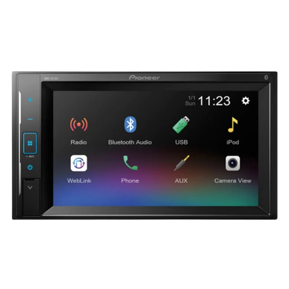 New Pioneer DMH-241EX 6.2" Multimedia Receiver (Does Not Play CDs) w/ Bullet Camera