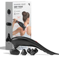Sharper Image® Deep-Tissue Massager with Swappable Heads, Personal Massage for Neck and Back with Kneading and Soothing Heat, Relaxation and Calming Sensation, Interchangeable Nodes