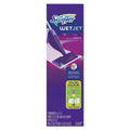 Swiffer WetJet Mop 11 x 5 White Cloth Head, 46" Purple/Silver Aluminum/Plastic Handle, 2/Carton