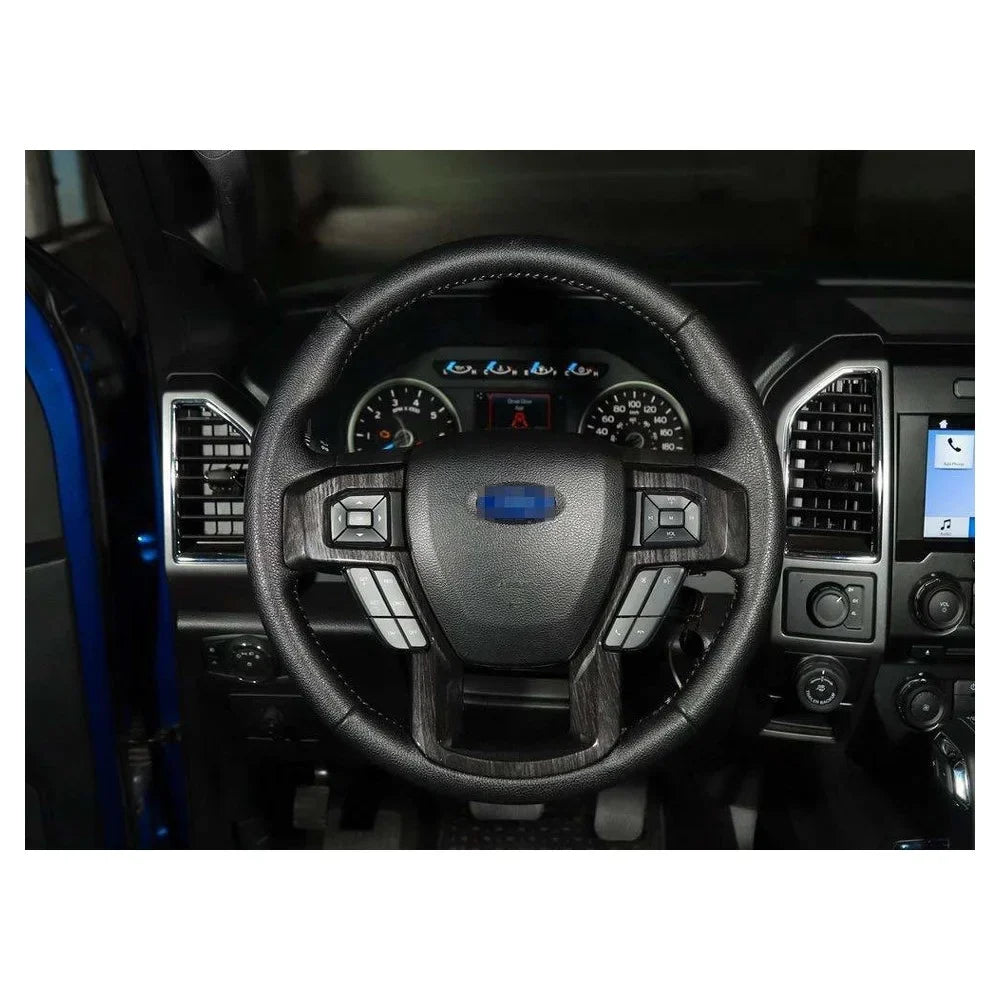 Teledu Car ABS Interior Center Console Coating Trims 8 pcs F150 m