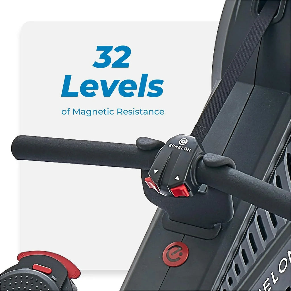 Echelon Row-S Smart Rowing Machine with 22" HD Rotating Touchscreen + 30-Day Free Membership