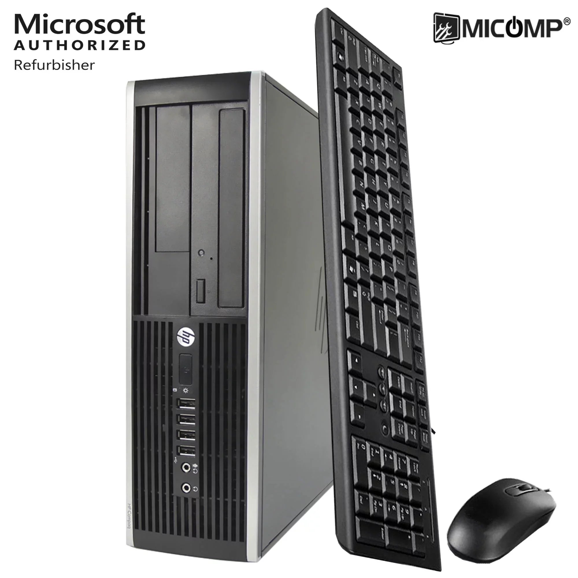 Hp Elite 8100 SFF Core i5 3.2Ghz 4GB 500Gb SSD WiFi Windows 10 Home Desktop Computer - 1 Year Warranty