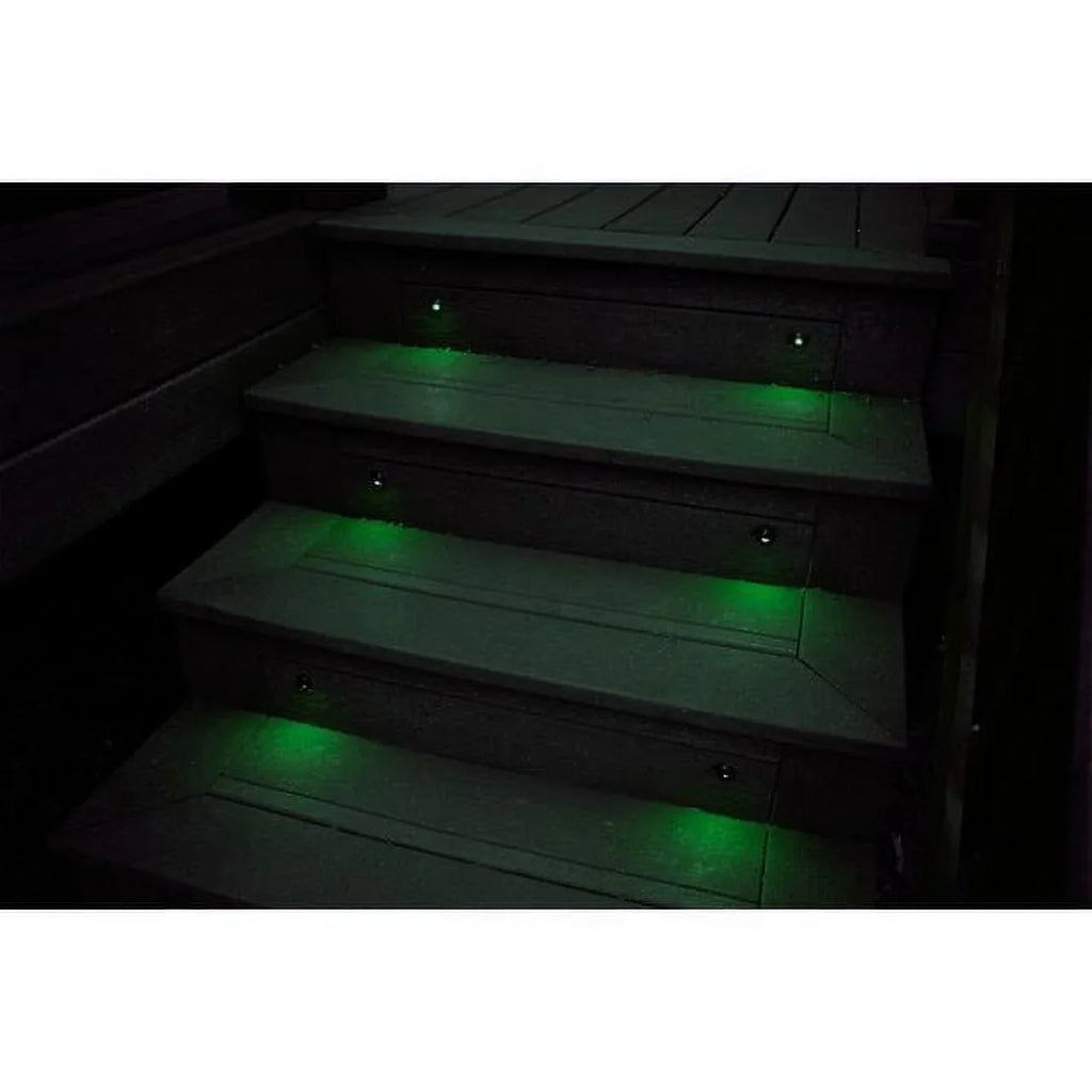 Race Sport MSDLSSRGB - NEW - Marine 5050 LED Deck Lighting Beveled Downward pitch technology - Stainless Steel RGB Multi-Color - Fitting with HydroBLAST Controllers