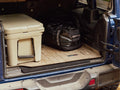 Environment Cargo Trunk Liner with Bumper Protector Matching with 2007-2014 Toyota FJ Cruiser - Behind 2nd Row Seating With Bumper Protector, Black