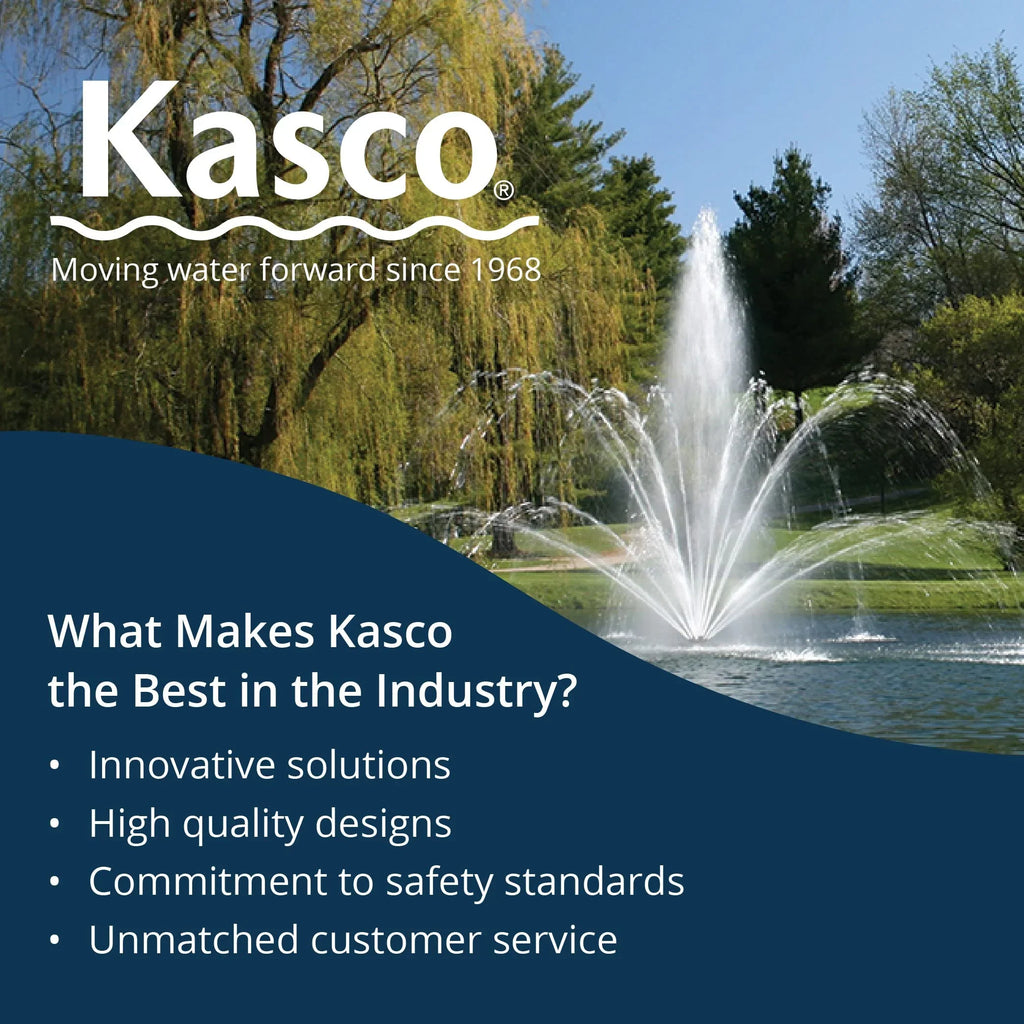 Kasco J Series 2 HP, 3 HP, 5 HP & 7-1/2 HP Palm Premium Fountain Nozzles Only (Fountain not Included)