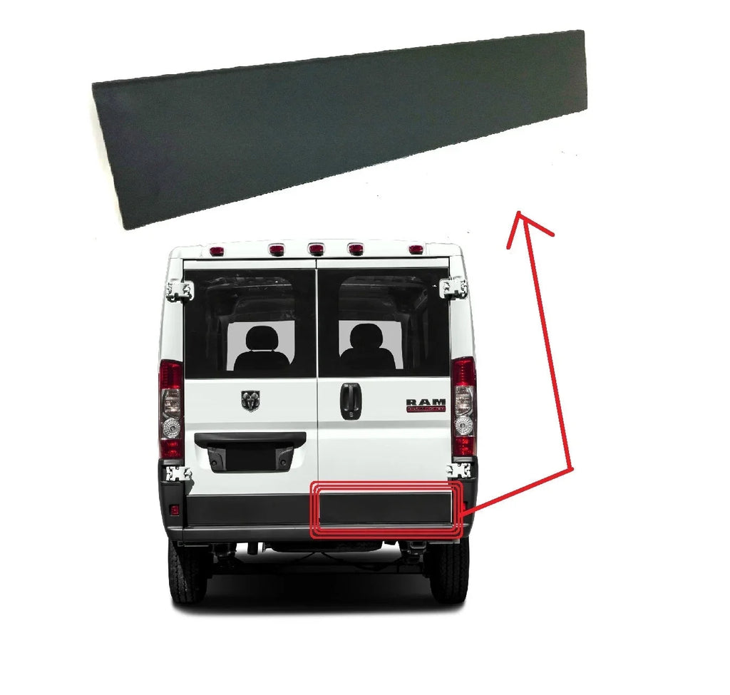 2014 2015 2016 2017 2018 Fitting with Ram Promaster 1500 2500 3500 Rear Right Back Door Molding Trim Passenger