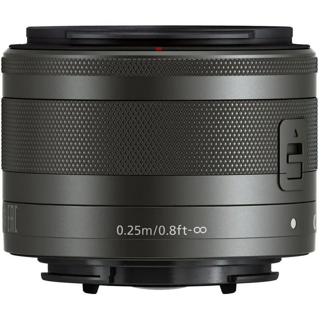 Canon EF-M 15-45mm f/3.5-6.3 IS STM Lens (Graphite) - DealExpo Basic Bundle
