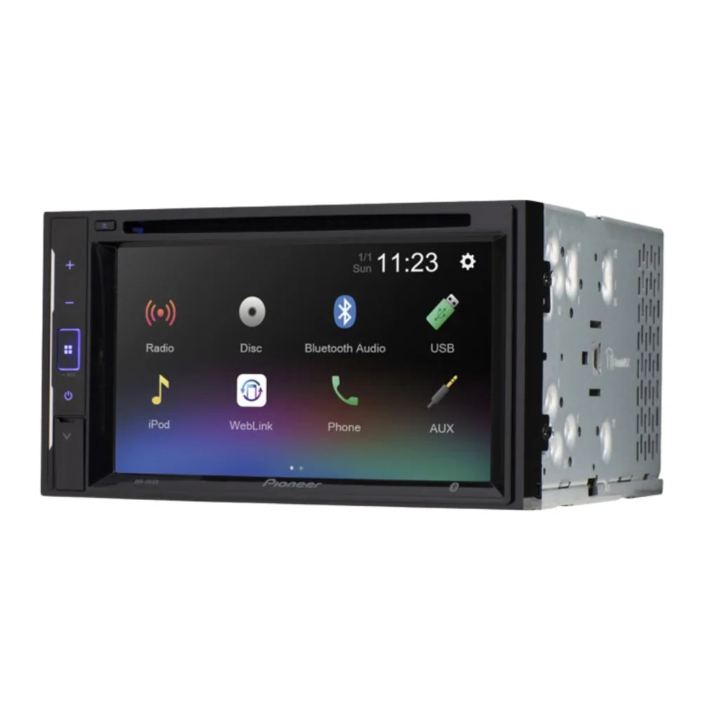 KIT4768 Bundle for 2007-2009 Chevrolet Equinox W/ Pioneer AVH-241EX Double DIN Car Stereo with Bluetooth/Backup Camera/Installation Kit/in-Dash DVD/CD AM/FM 6.2" Touchscreen Digital Media Receiver