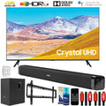 Samsung UN65TU8000 65" 4K Ultra HD LED TV (2020) with Deco Gear Home Theater Bundle(UN65TU8000FXZA TU8000 65 Inch TV)