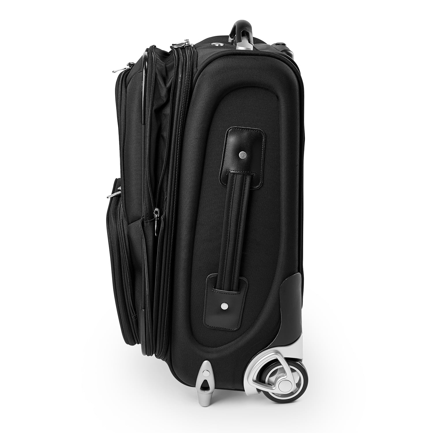 MOJO Black Philadelphia Eagles 21" Softside Rolling Carry-On Suitcase