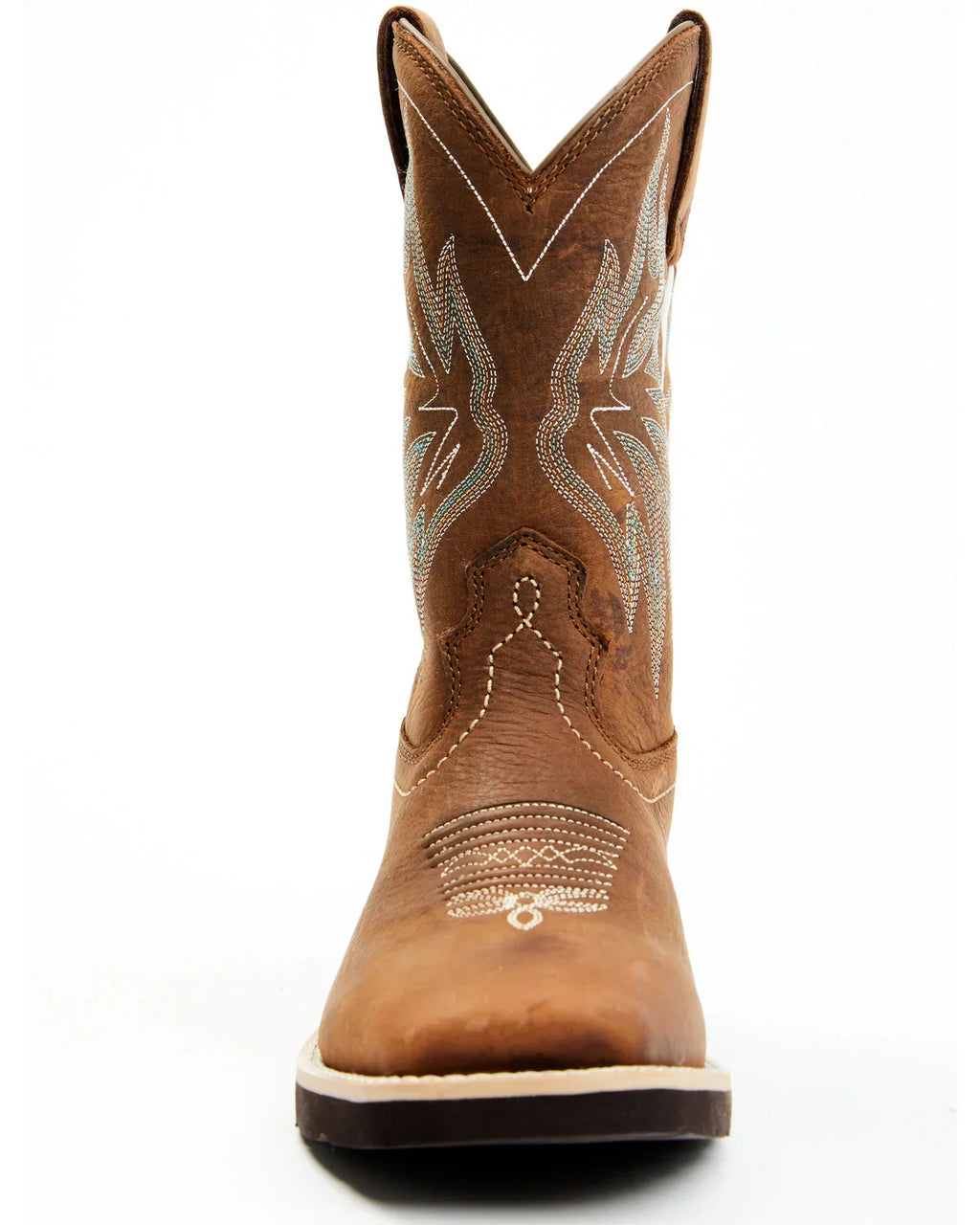 Shyanne Women's Xero Gravity Calyx Western Performance Boot Broad Square Toe Brown 9 M US