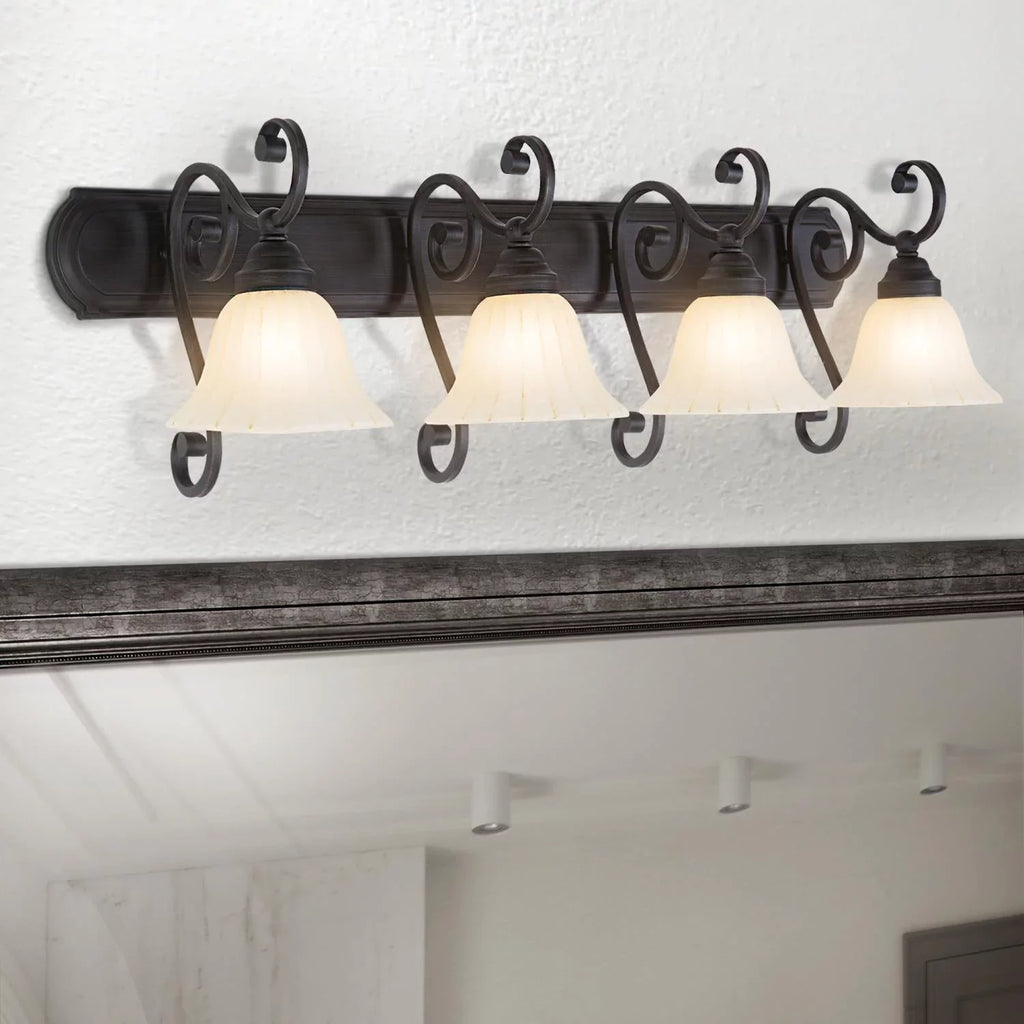 Florence Collection Four Light Vanity