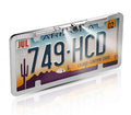 BOYO VTL275HDL - Ultra Slim Full-Frame License Plate HD Backup Camera with Multiple Viewing Modes and LED Lights (Chrome)