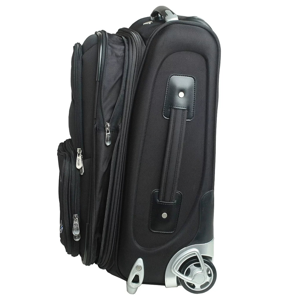MOJO Black Philadelphia Eagles 21" Softside Rolling Carry-On Suitcase