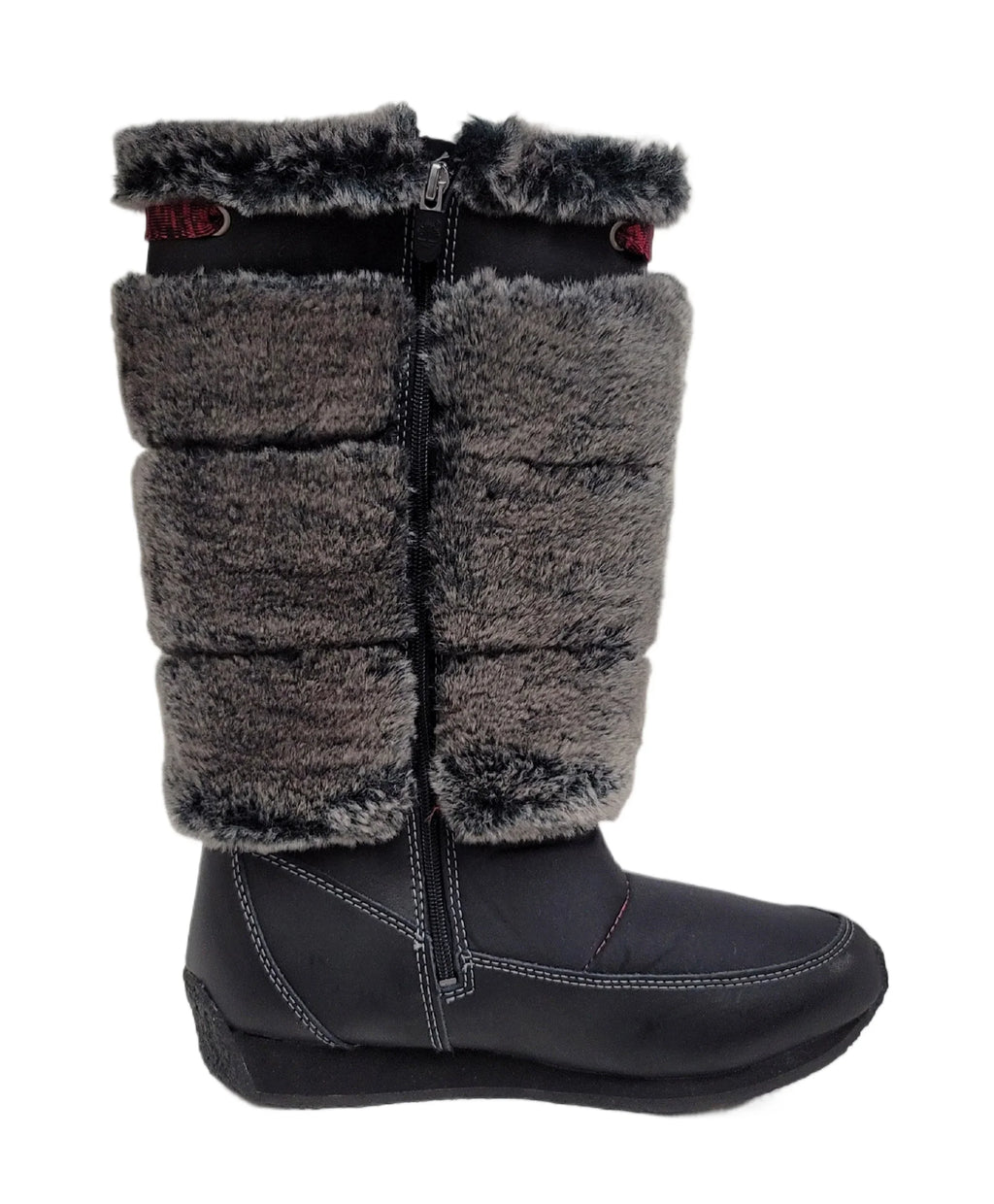 Timberland Junior Big Kid Winterberry Tall Fur Medium Boot Black 59994 size 4.5 US