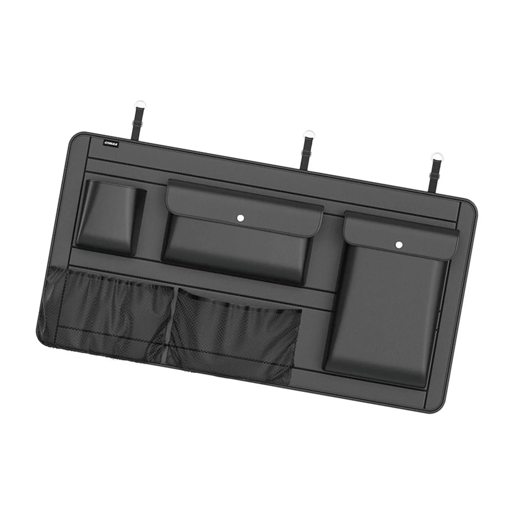 Car Back Seat Trunk Hanging Organizer 90cmx45cm Saving Space Easily Install Resilient with Multiple Pockets for SUV Truck