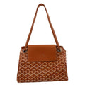 Pre-owned GOYARD Rouette Soft Canvas Shoulder Bag Orange