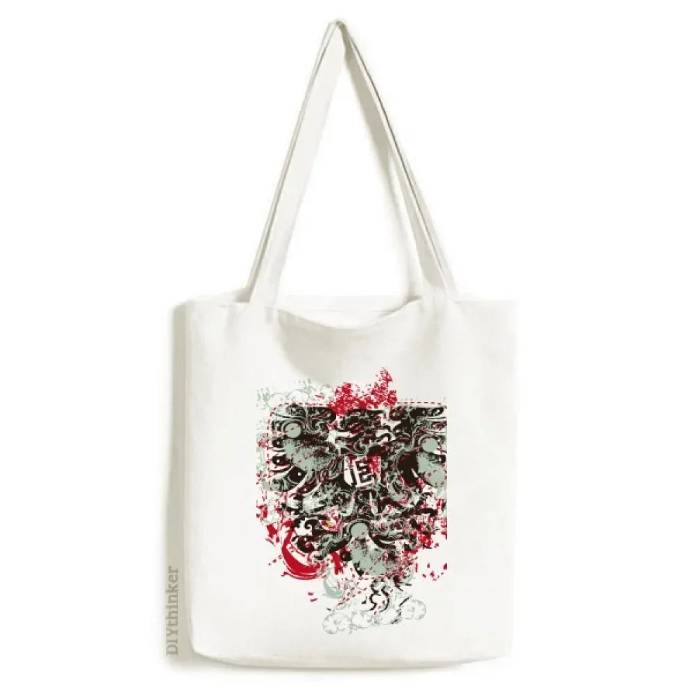 Design Pattern Graffiti Street Tote Canvas Bag Shopping Satchel Casual Handbag