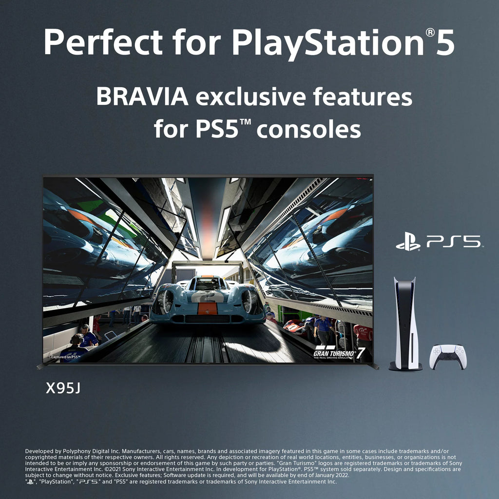 Sony 75" Class XR75X95J BRAVIA XR Full Array LED 4K Ultra HD Smart Google TV with Dolby Vision HDR X95J Series 2021 Model