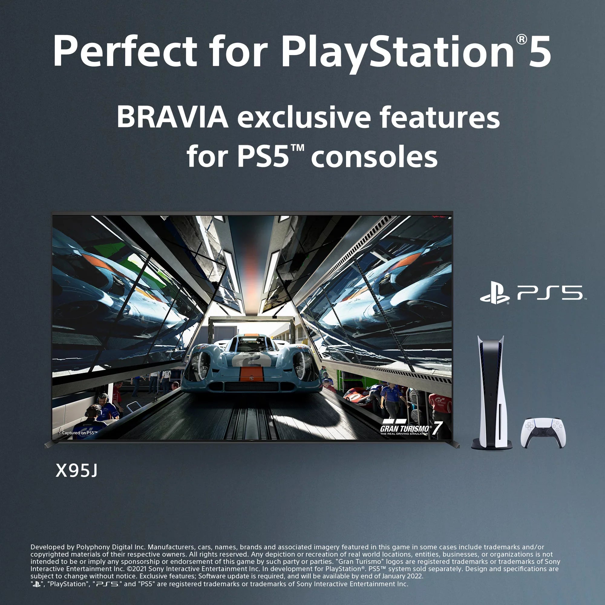 Sony 75" Class XR75X95J BRAVIA XR Full Array LED 4K Ultra HD Smart Google TV with Dolby Vision HDR X95J Series 2021 Model