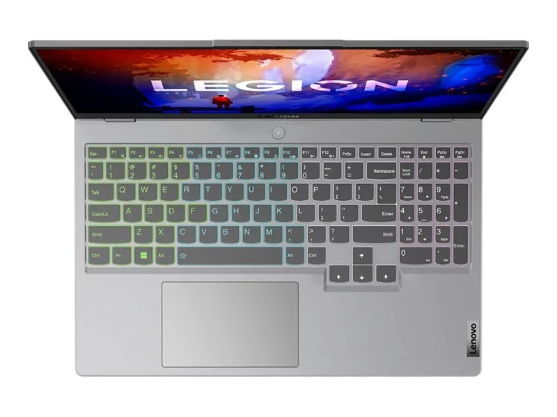 Lenovo Legion 5 15ARH7 82RE - AMD Ryzen 7 - 6800H / up to 4.7 GHz - Win 11 Home - GF RTX 3050 Ti - 16 GB RAM - 1 TB SSD NVMe - 15.6" IPS 1920 x 1080 (Full HD) @ 165 Hz - 802.11a/b/g/n/ac/ax (Wi-Fi 6E) - black (bottom), storm gray (top) - kbd: US Engl
