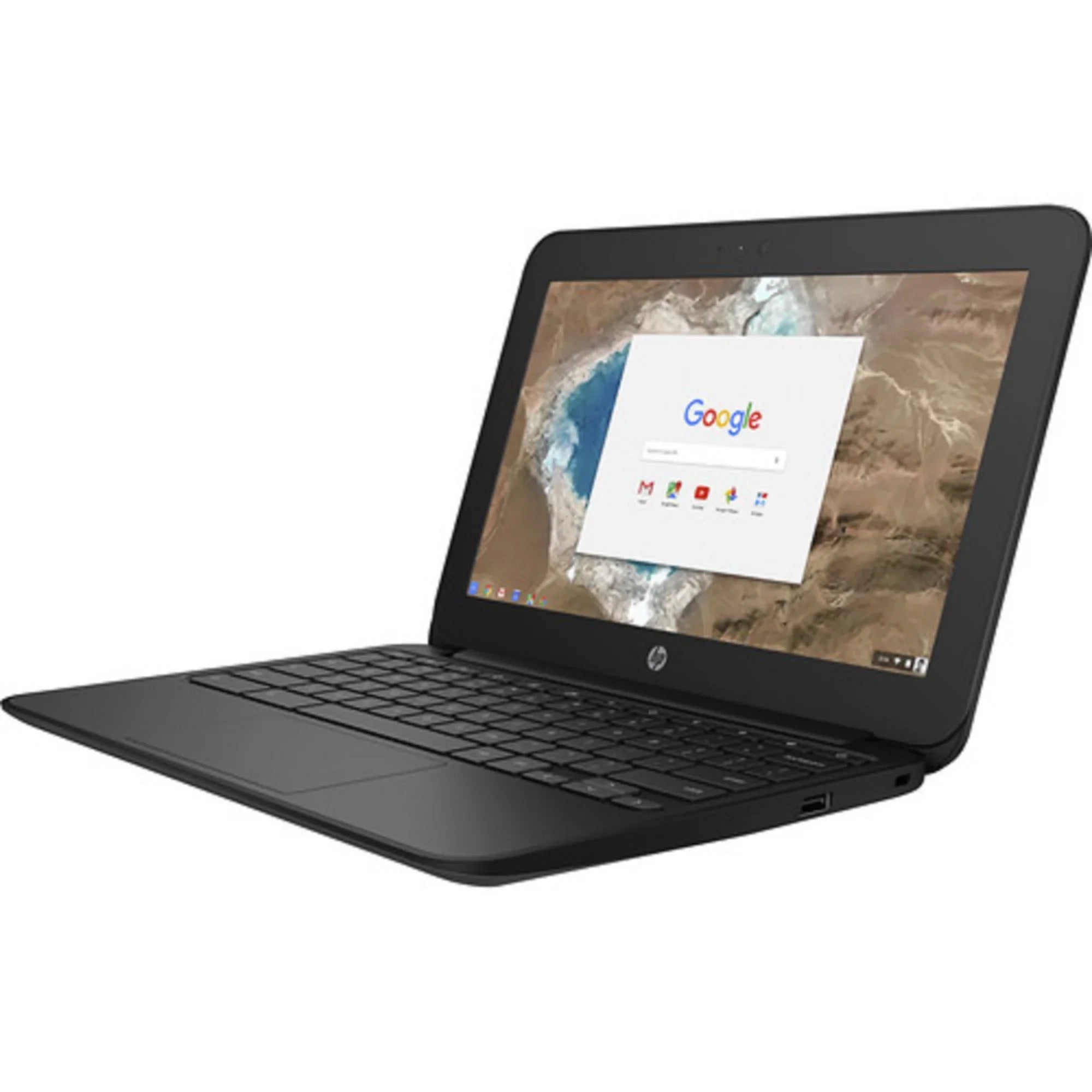Restored HP Chromebook 11 G5 Laptop Computer, 1.60 GHz Celeron, 4GB DDR3 RAM, 16GB SSD Hard Drive, Chrome, 11" Screen (Refurbished)