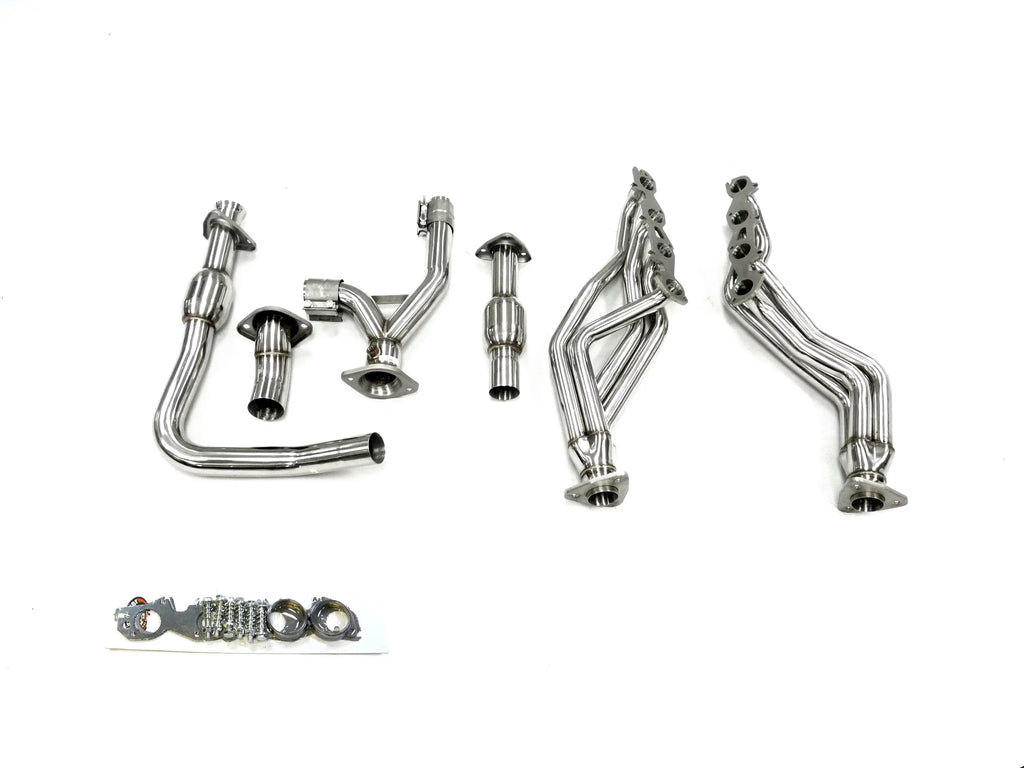 Stainless Steel Long Tube Header Fitment For 03 thru 04 Dodge Ram 1500 5.7L 4WD HEMI By MHP