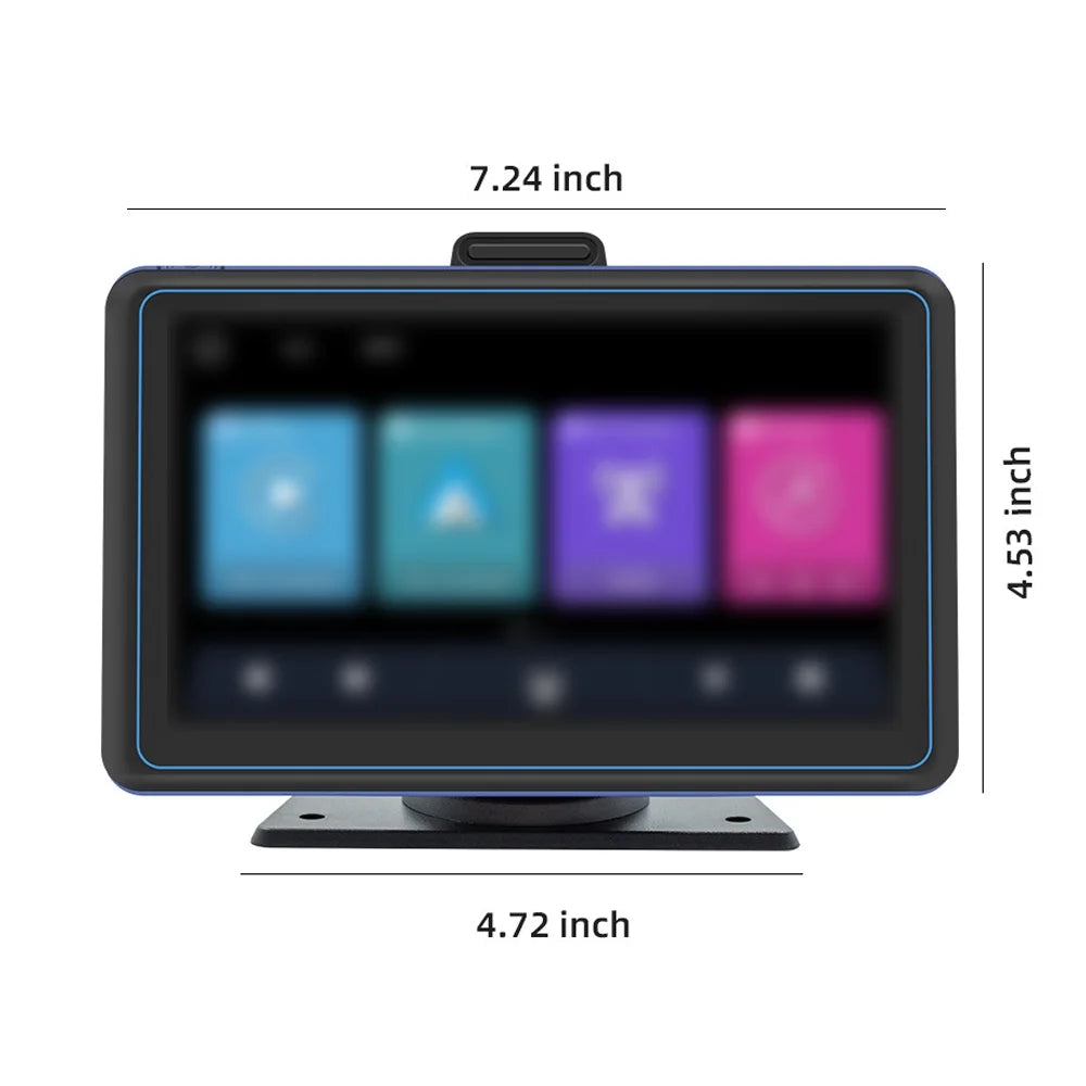 Pinnaco Car Stereo,Receiver 7'' 720P 5.0 Matching Auto USB BT Camera Dual Car Stereo Car Audio 5.0 Fitting MP5 Player Dual USB 12 Portable Car Fitting Android Nebublu 720P Car Portable