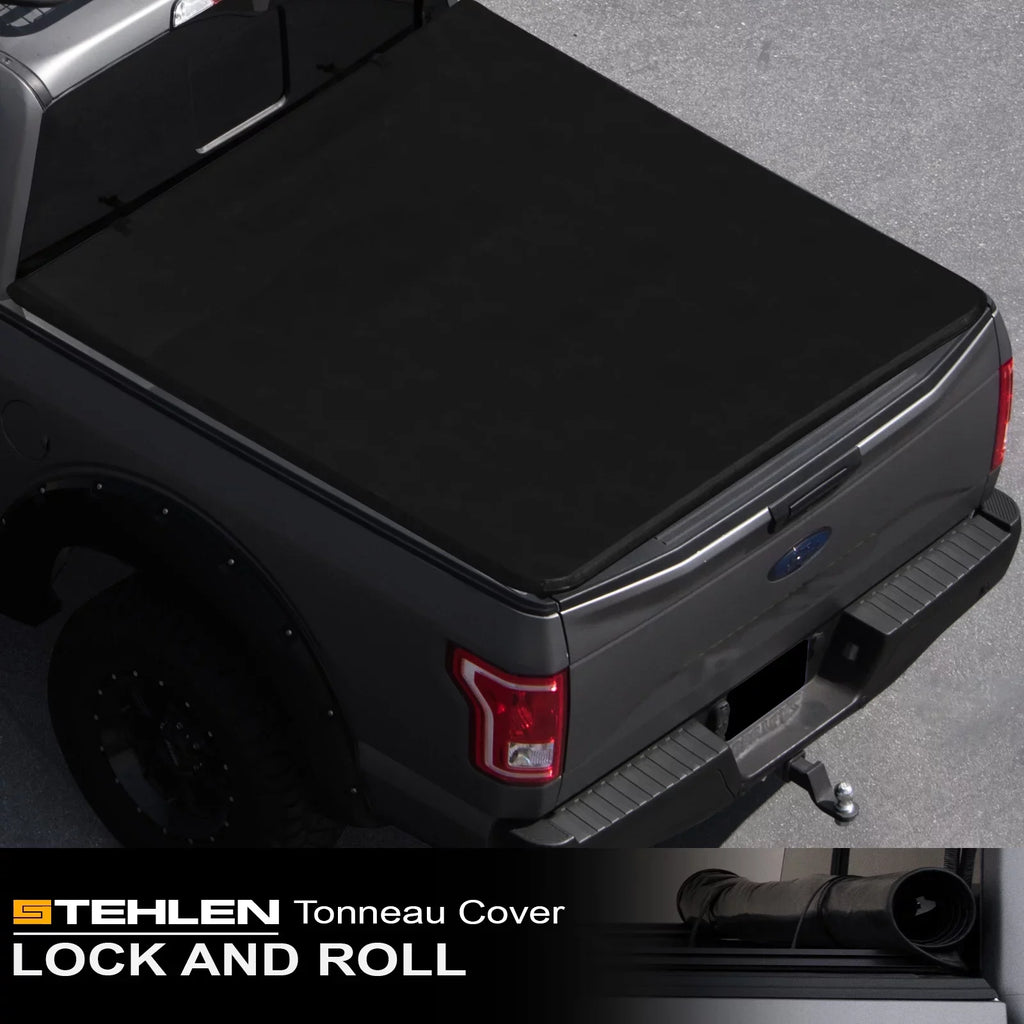 Stehlen 714937188747 Lock And Roll Up Tonneau Protection - Black For 2015-2022 Chevy Colorado / GMC Canyon 6 Feet ( 72" ) Bed