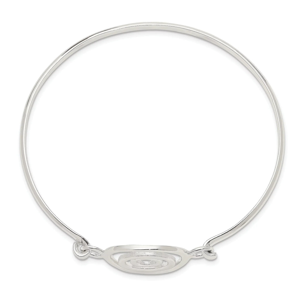 FJC Finejewelers Sterling Silver Mutli-circle Bangle Bracelet