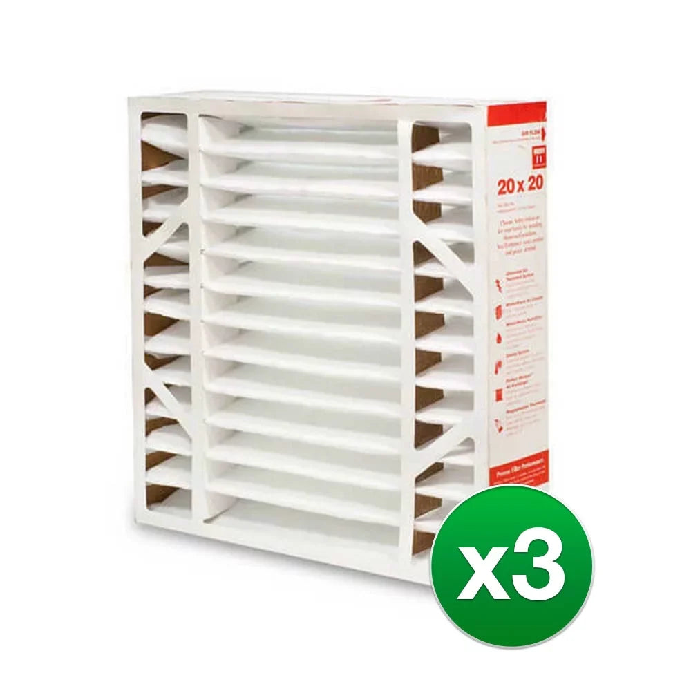 Replacement For Bryant FILXXFNC0121 20x20x4 Air Filter- MERV 11(3 Pack)