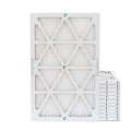 12 Pack of 14x24x1 MERV 13 Pleated Air Filters by Glasfloss. Actual Size: 13-1/2 x 23-1/2 x 7/8