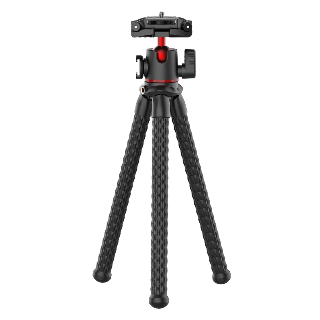 Dadypet MT-33 Octopus Tripod with Cold Shoe Mount, Rotatable Ball Head, for Smartphone Camera Live Streaming Vlog