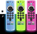 [3 Pack] Amazon Firestik Remote Protection Gen 4k/4k Max Glowing Firetv Protection with Alexa Voice Remote Case Upgrade