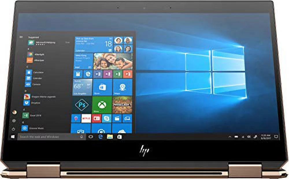 HP Spectre x360 13-ap0013dx Convertible 13.3" Full HD Touchscreen Laptop, Core i7-8565U 1.8GHz, 8GB RAM, 256GB SSD, Windows 10 Home, Ash Silver - used by HP