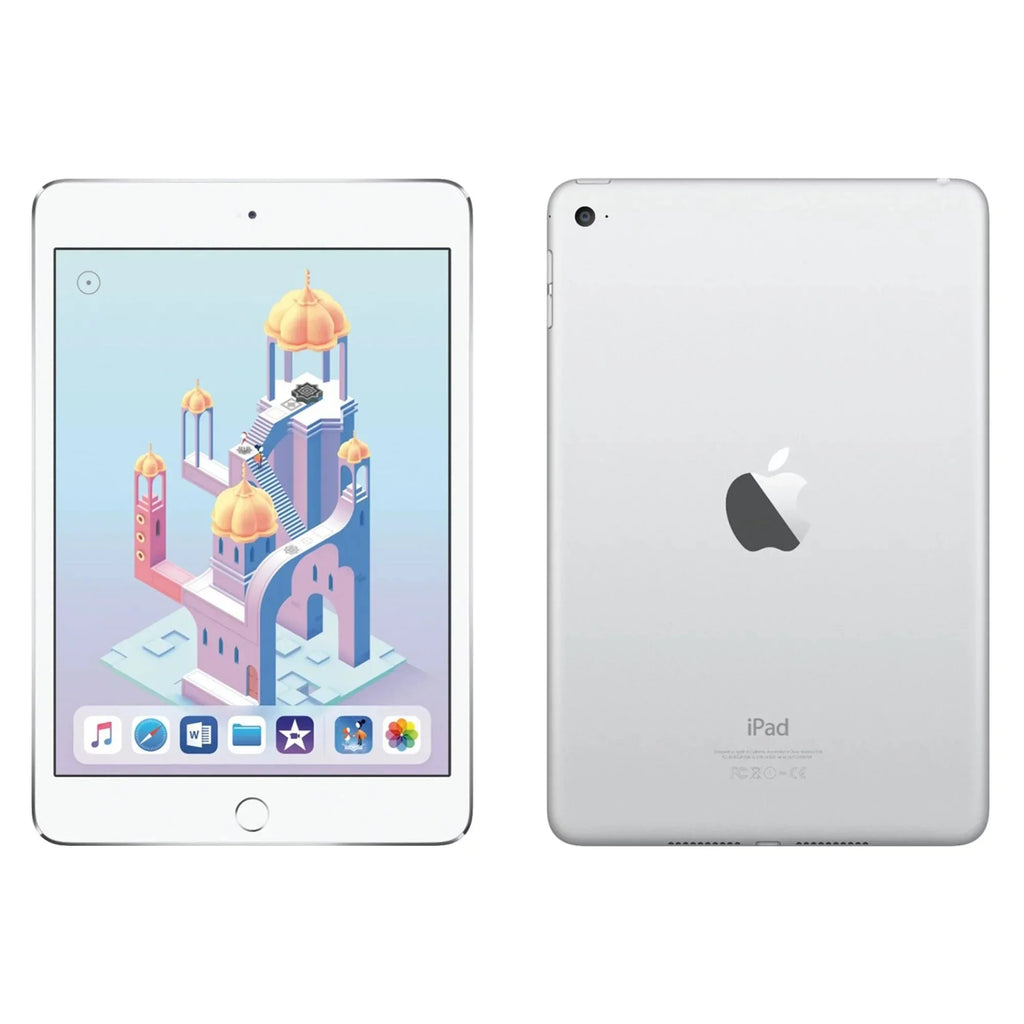 Restored Apple Ipad Mini 4th. Gen - 7.9" Apple A8 2GB RAM 32GB Storage - Wifi+Cellular Pre-Owned