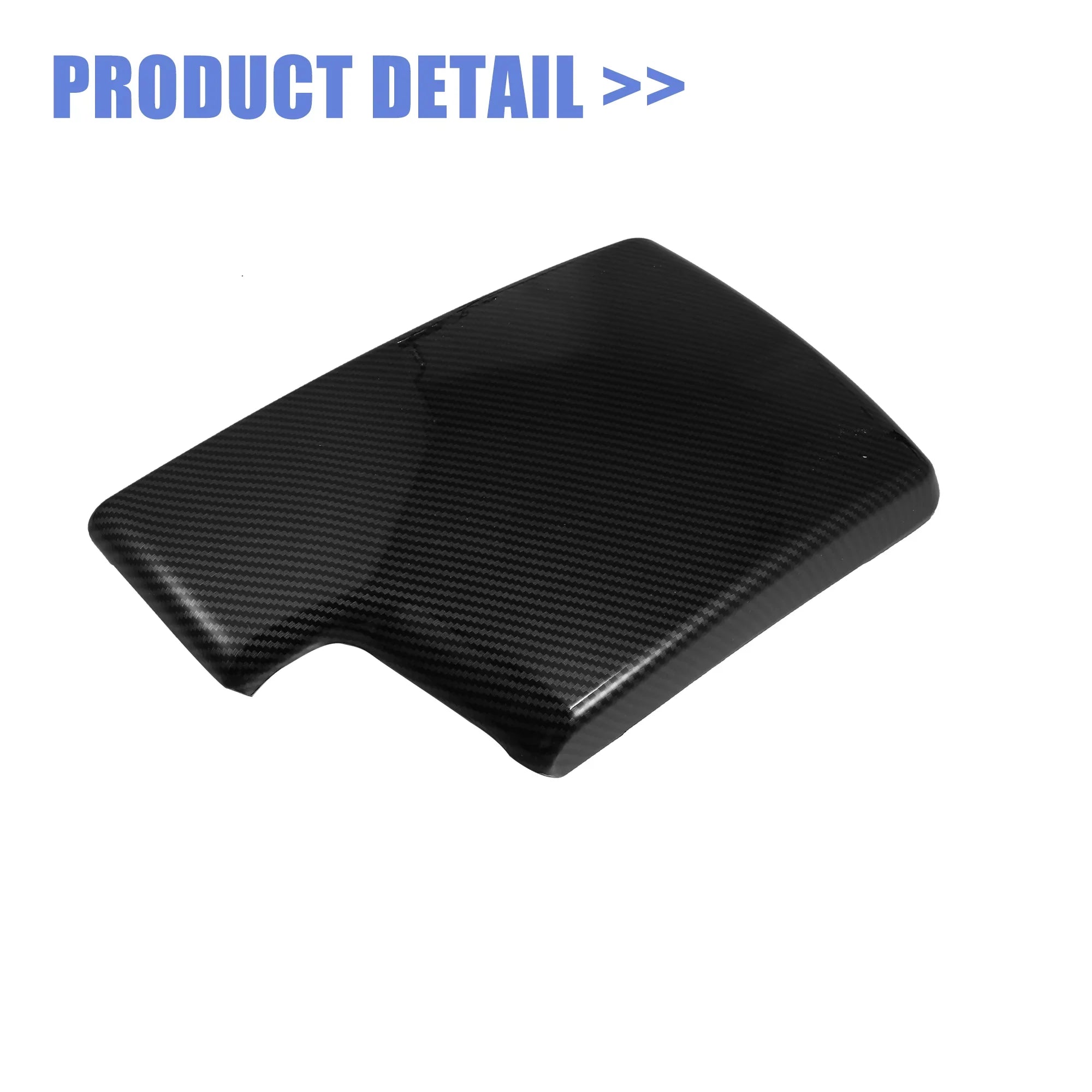 Unique Bargains Car Center Armrest Box Wrap Carbon Fiber Pattern Console Storage Box Protector for BMW 3 Series E90 E91
