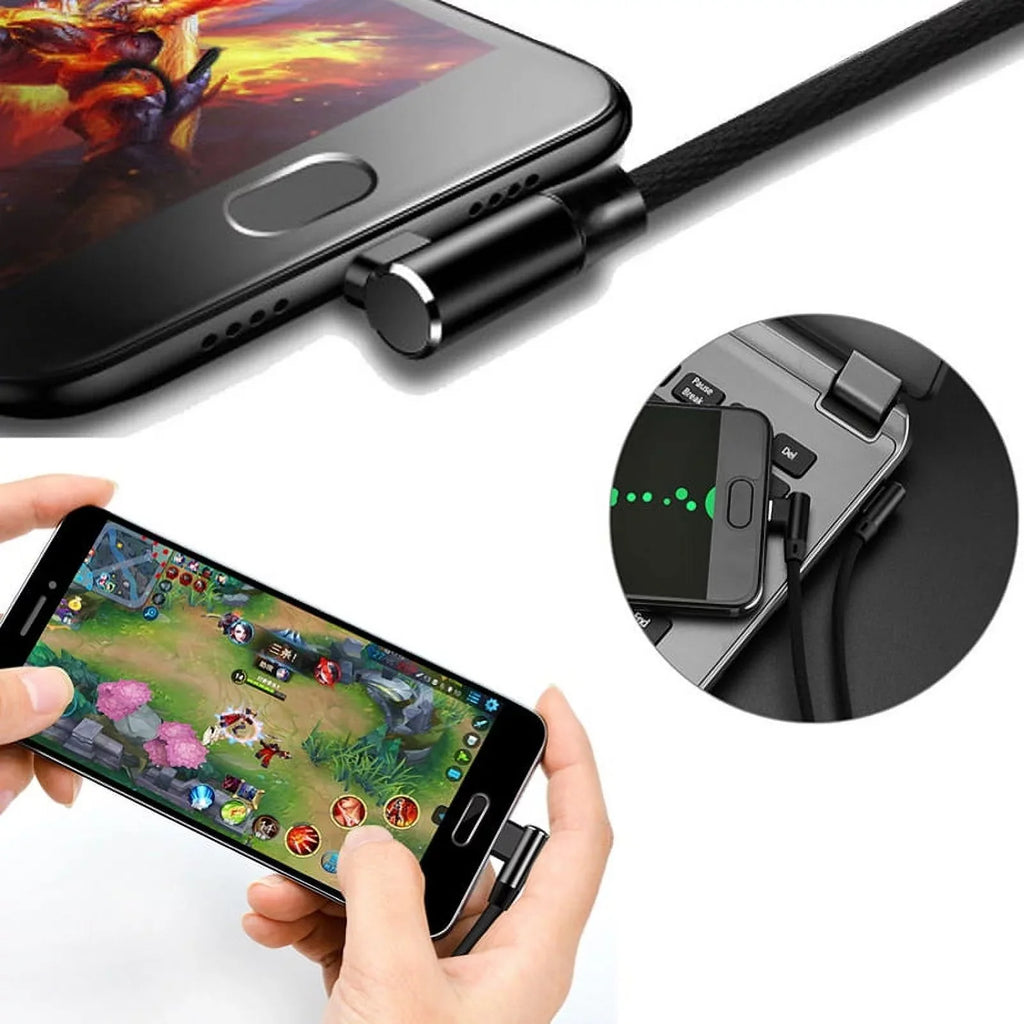 Adaptive Fast Home Charger w 10ft Type-C Angle USB Cable Q1A for Blackberry Key2, KEYone, LE - BLU G9, Vivo XI Plus 5 - CAT S61 S48c - Coolpad Legacy - Essential Phone (PH-1) - Google Pixel XL